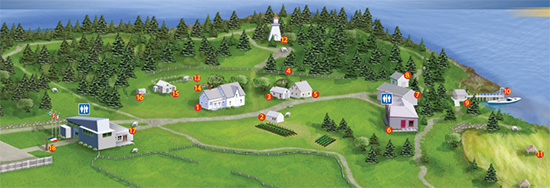 Acadian Village Sitemap